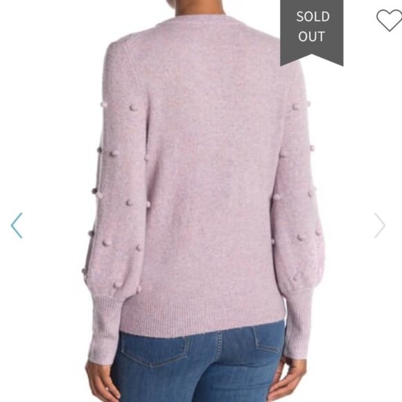 Madewell Bobble Dashwood sweater in light purple - Picture 3 of 10